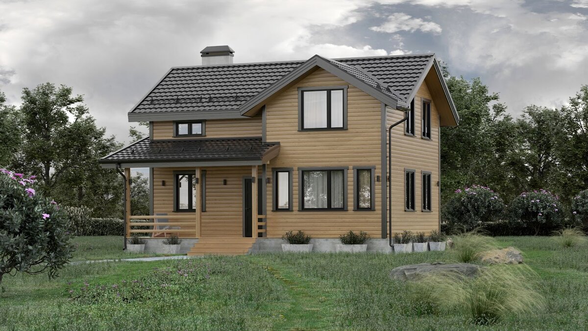 Дом «Таурус 110» от компании «Комплексное загородное строительство», kzs-stroy.ru