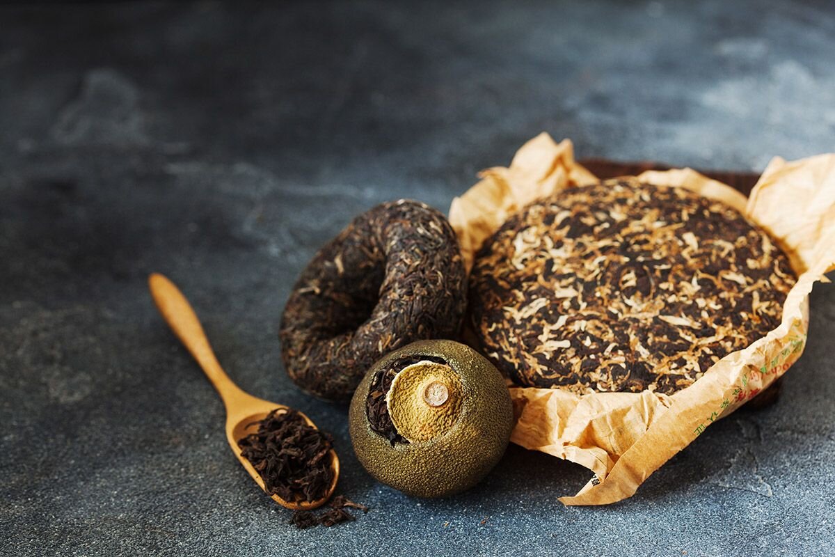 Пуэры бывают рассыпные и прессованные, вкус зависит от места выращивания чайных кустов и погоды📷
