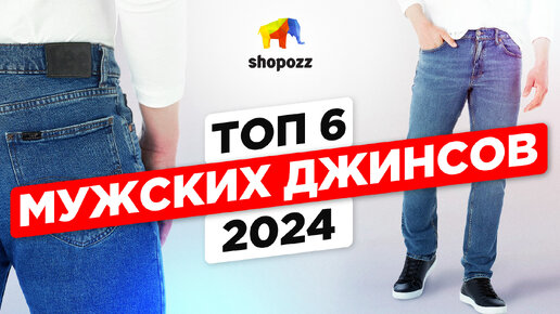 Какие МУЖСКИЕ ДЖИНСЫ носить в 2024 | Где купить ТОП 6 джинсов | SHOPOZZ.RU