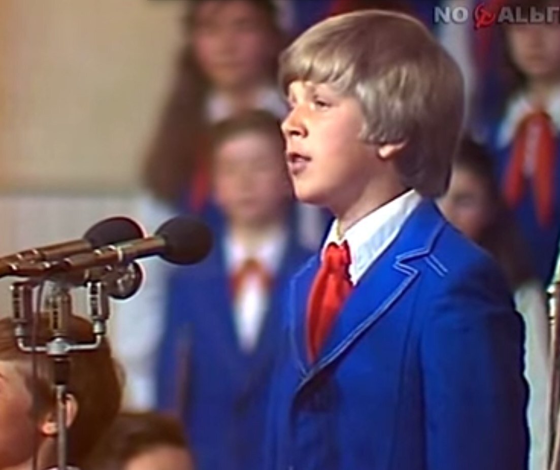 Дима Галихин солист Большого детского хора Всесоюзного радио и Центрального телевидения СССР