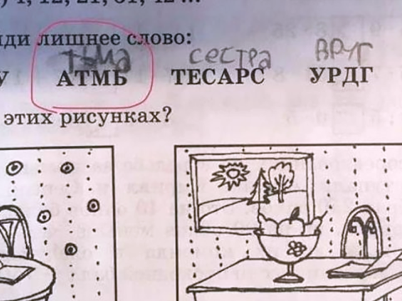 Нестандартный ответ школьника по логике
