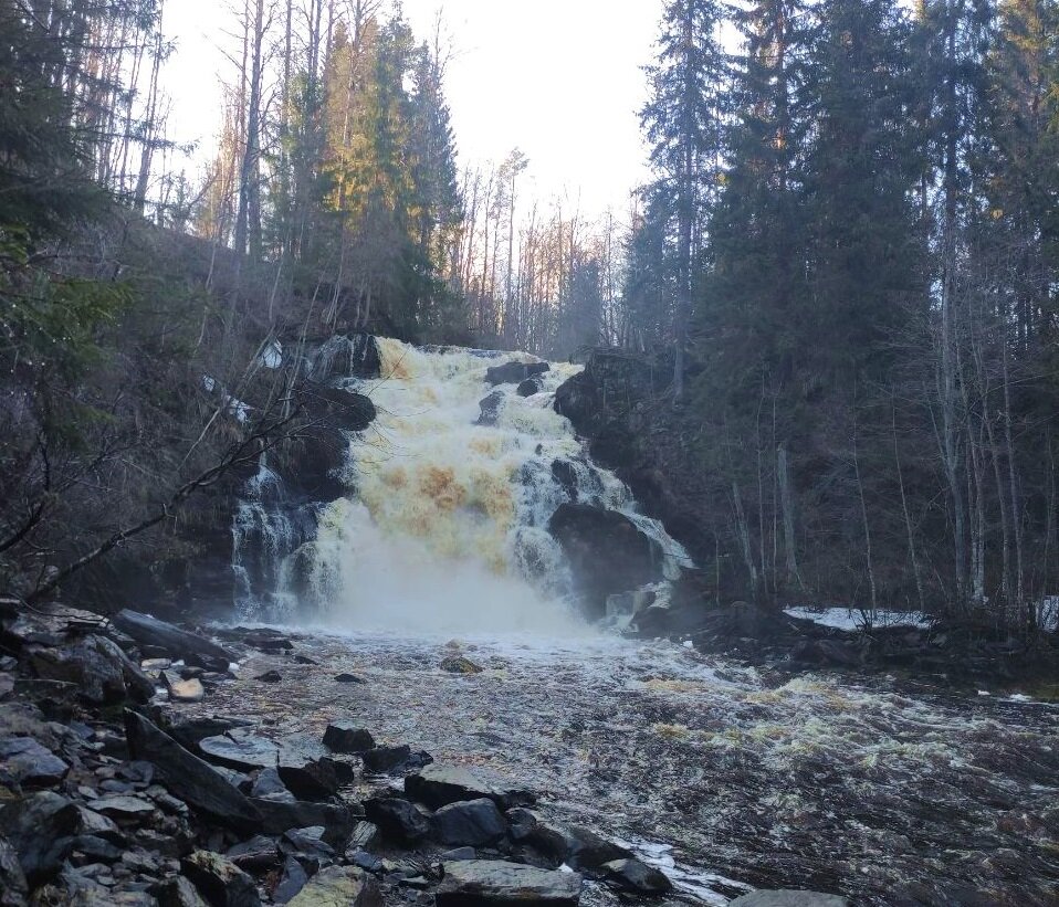 Малоизвестные, но интересные водопады Карелии | Записки идущего по Земле |  Дзен