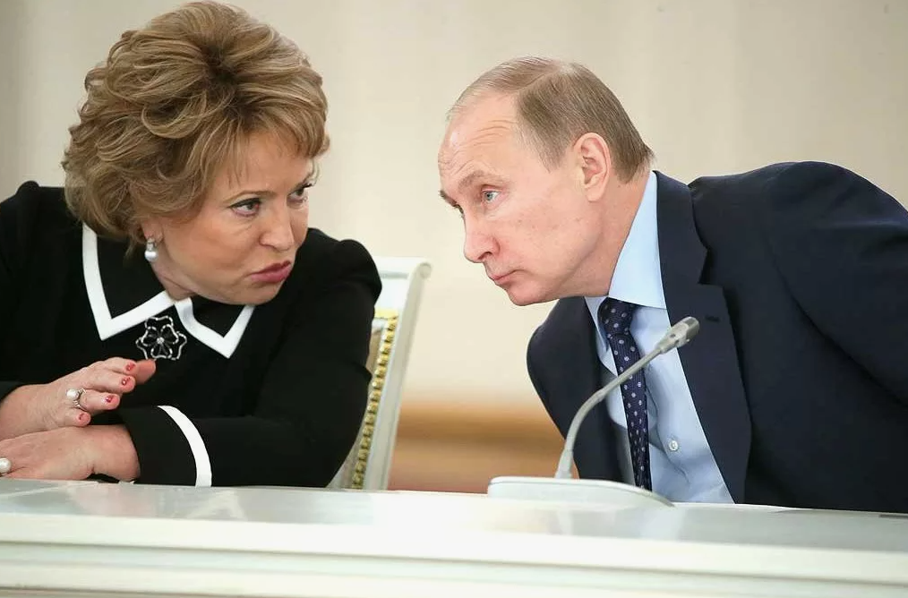 Валентина Матвиенко и Владимир Путин