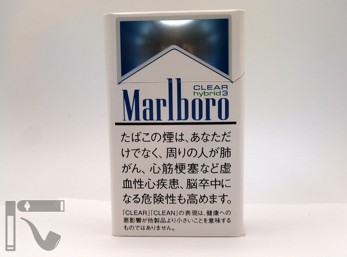 Японские сигареты Marlboro Clear 3 Hybrid. Фото: © канал "Уголок Курильщика"
