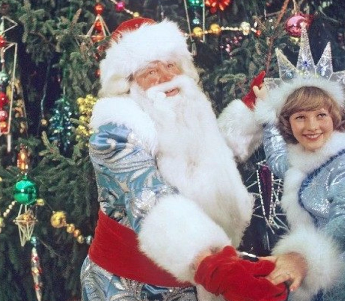 Роман Филиппов в образе Деда Мороза