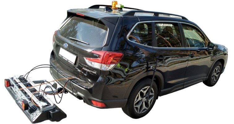 Георадар на базе траспортного средства