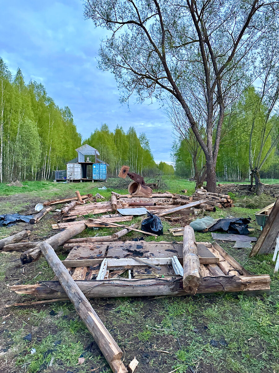 Бани больше нет. Почти… | Евдоша: Жизнь в деревне | Дзен