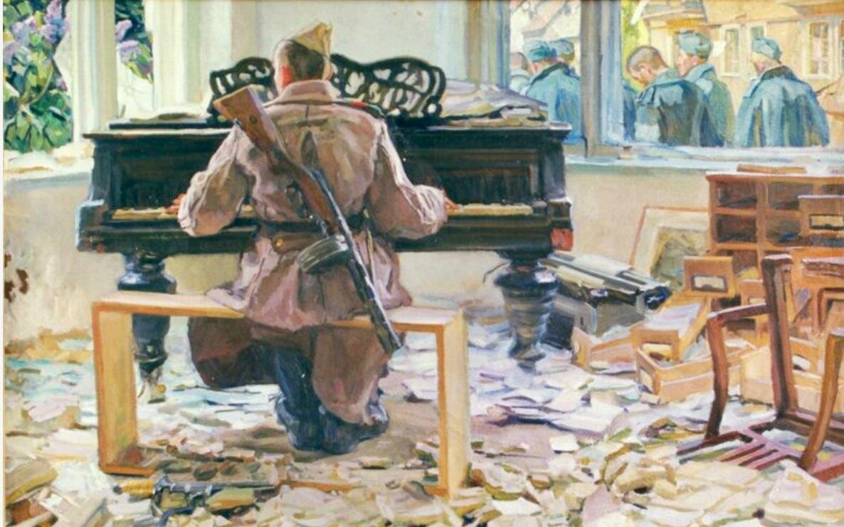Георгий Мелихов. «День Победы в Берлине». 1960