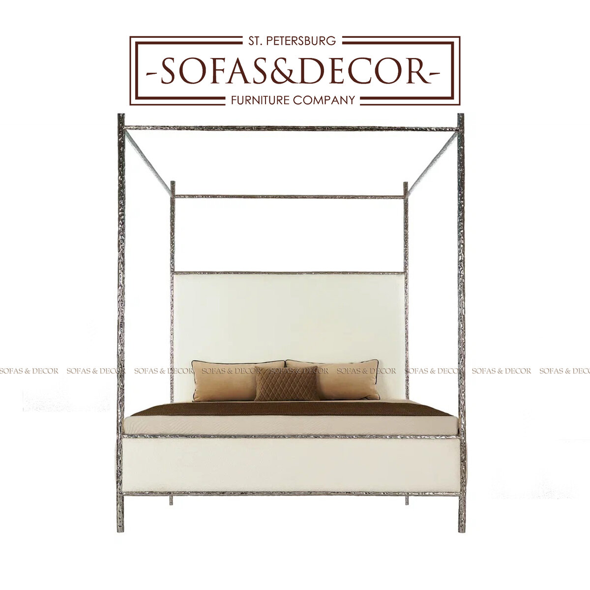 Кровать Sofas&Decor с каркасом из нержавеющей стали