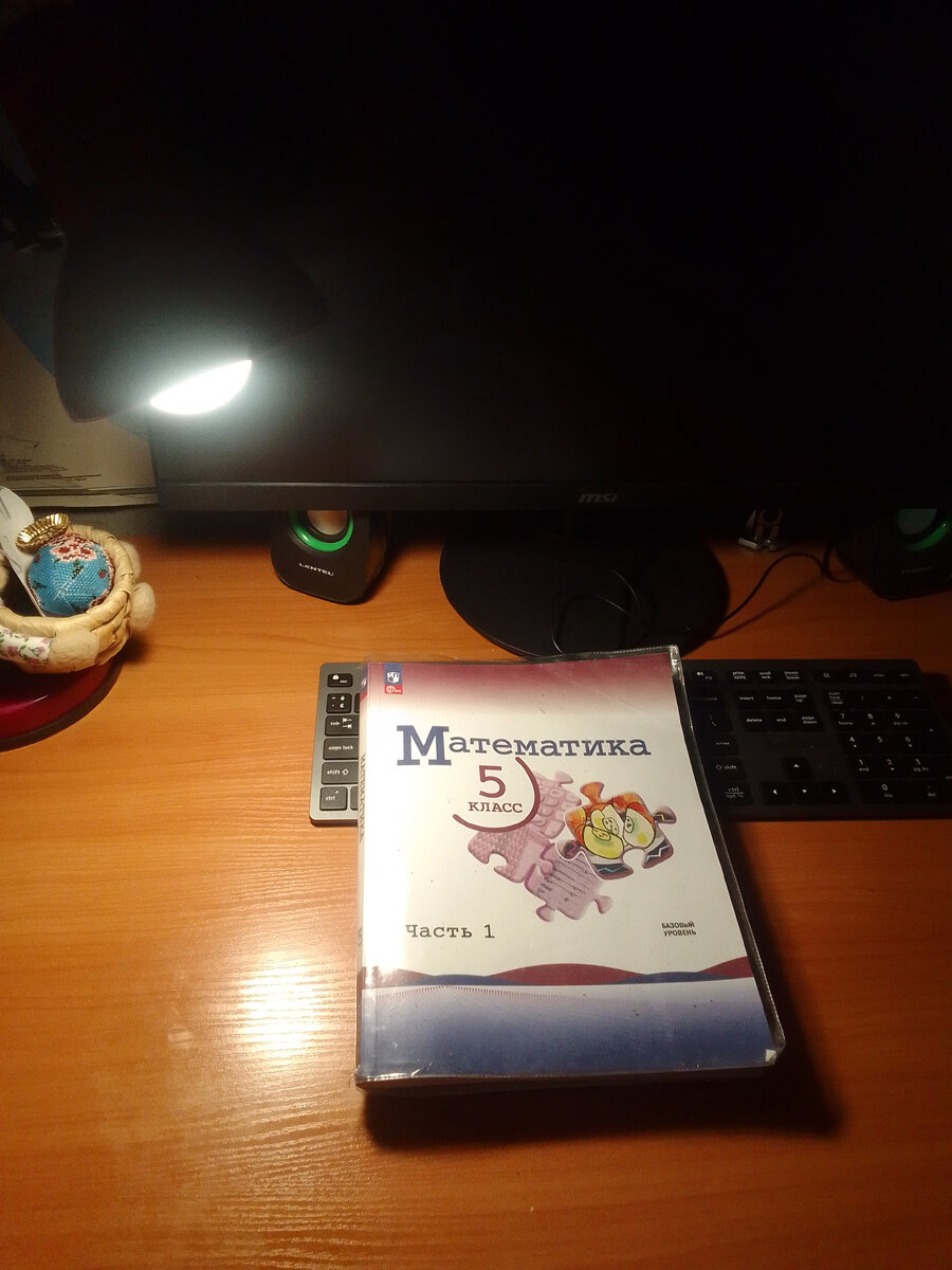 В темноте и тишине мы пытаемся решать математику. Иногда даже получается))