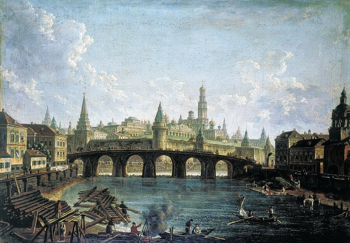 Старинная Москва на картинах Фёдора Алексеева, начало 19 века