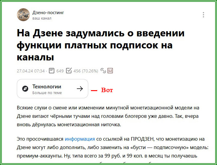 Тема присвоена алгоритмом