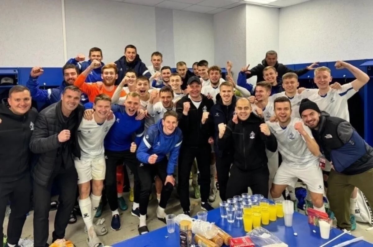    Брянские динамовцы одержали первую в сезоне победу