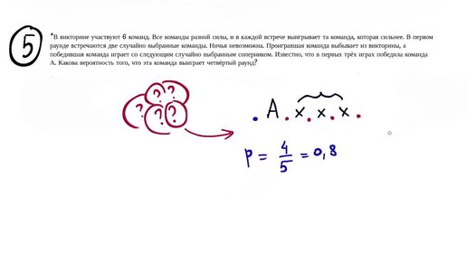 теория вероятностей ЕГЭ: соревнования