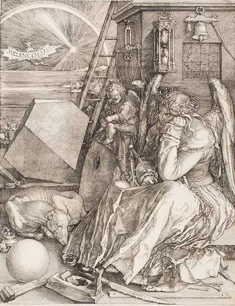 Или МОНОЛИТ ДЮРЕРА. Помните легендарную гравюру Альбрехта Дюрера "Меланхолия" 1514 года?