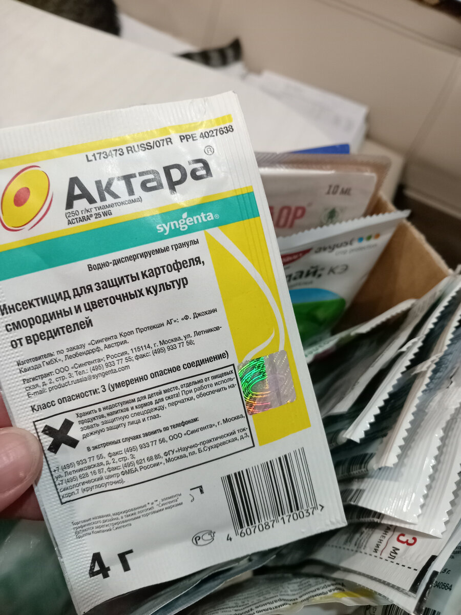 В моей аптечке Актара есть, одна штука. На всякий случай 
