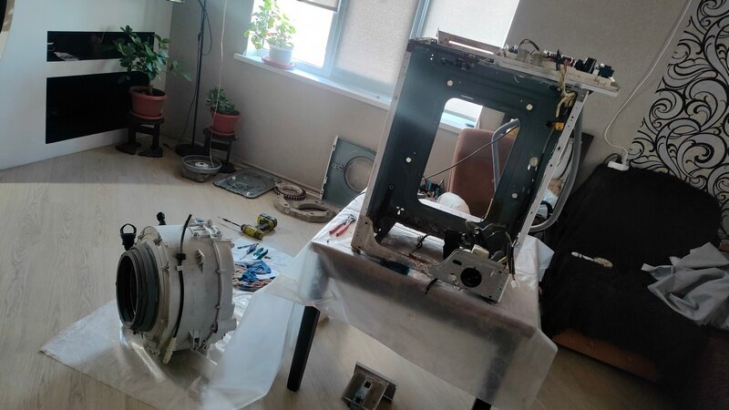 Разобрал стиральную машину