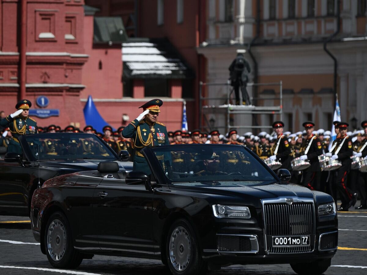    Министр обороны РФ Сергей Шойгу на военном параде в Москве в честь 79-летия Победы в Великой Отечественной войне© РИА Новости / Кристина Кормилицына