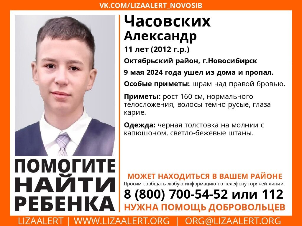 В Новосибирске пропал 11-летний школьник | НДН.ИНФО | Дзен