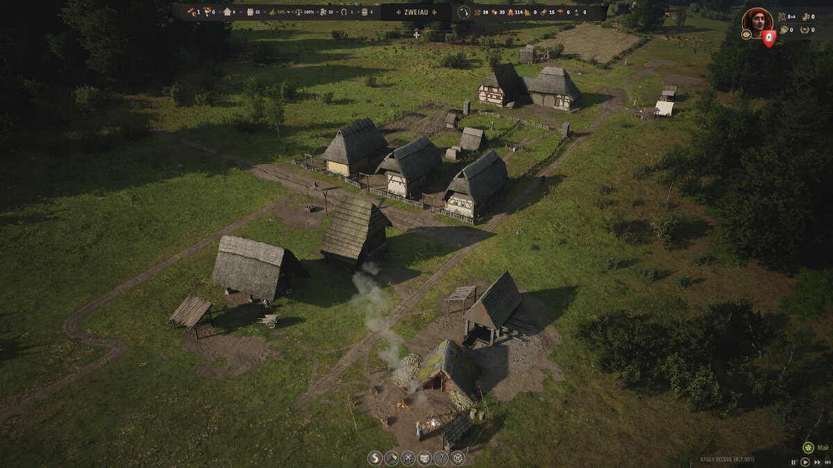 Игра дает полную свободу размещения построек. Но и за все ошибки придется расплачиваться самостоятельно