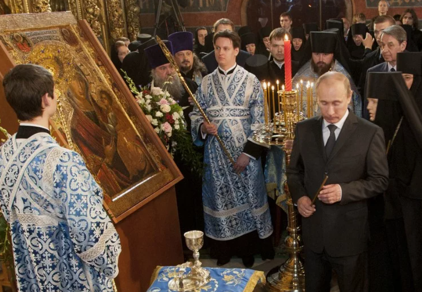 Президент очень чтит эту икону 