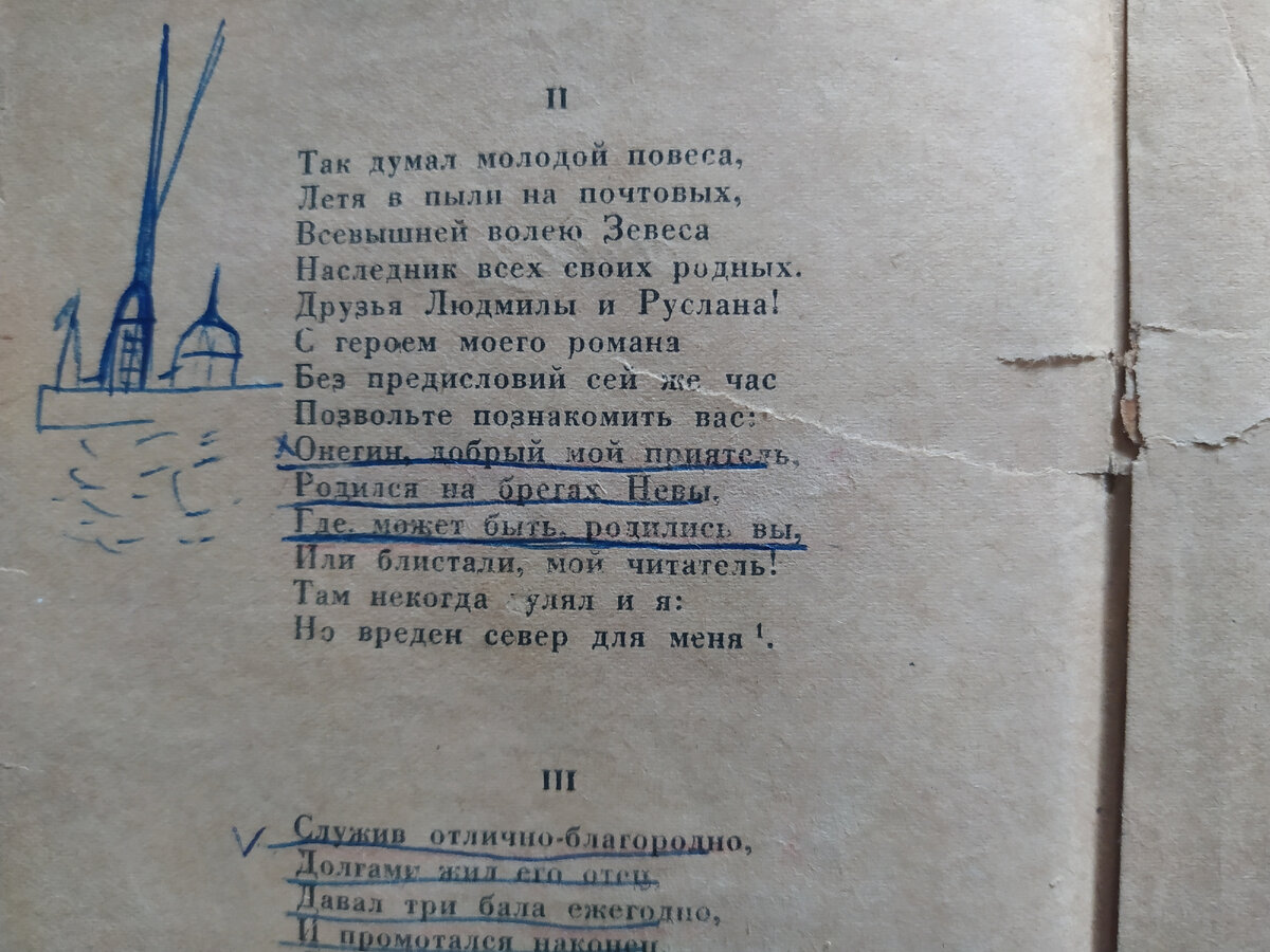 Книга из личного архива автора. А. С. Пушкин "Евгений Онегин" 