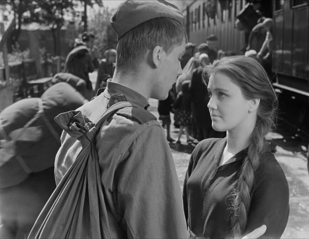 Кадр из фильма "Баллада о солдате"