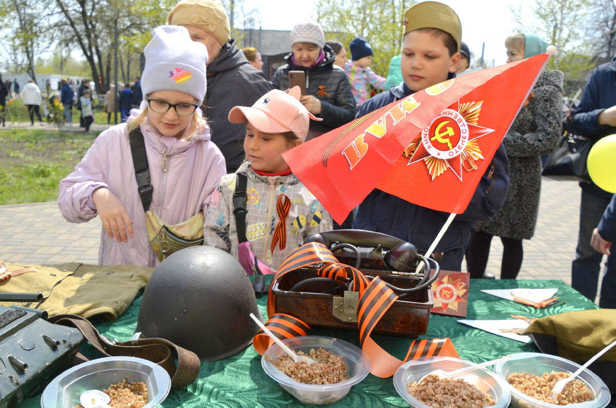 9 мая работала полевая кухня