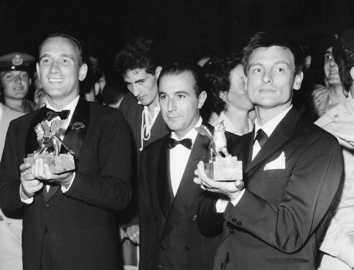 Андрей Тарковский получил Золотого льва за «Иваново детство», 1962 год в Венеции.