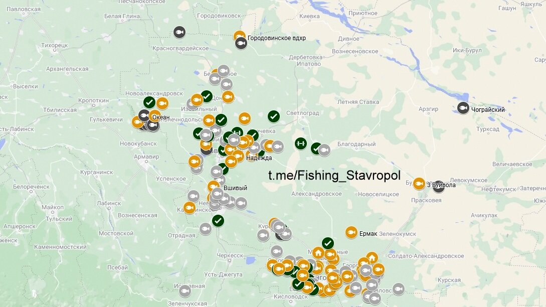 рейтинг платных водоемов Ставропольского края