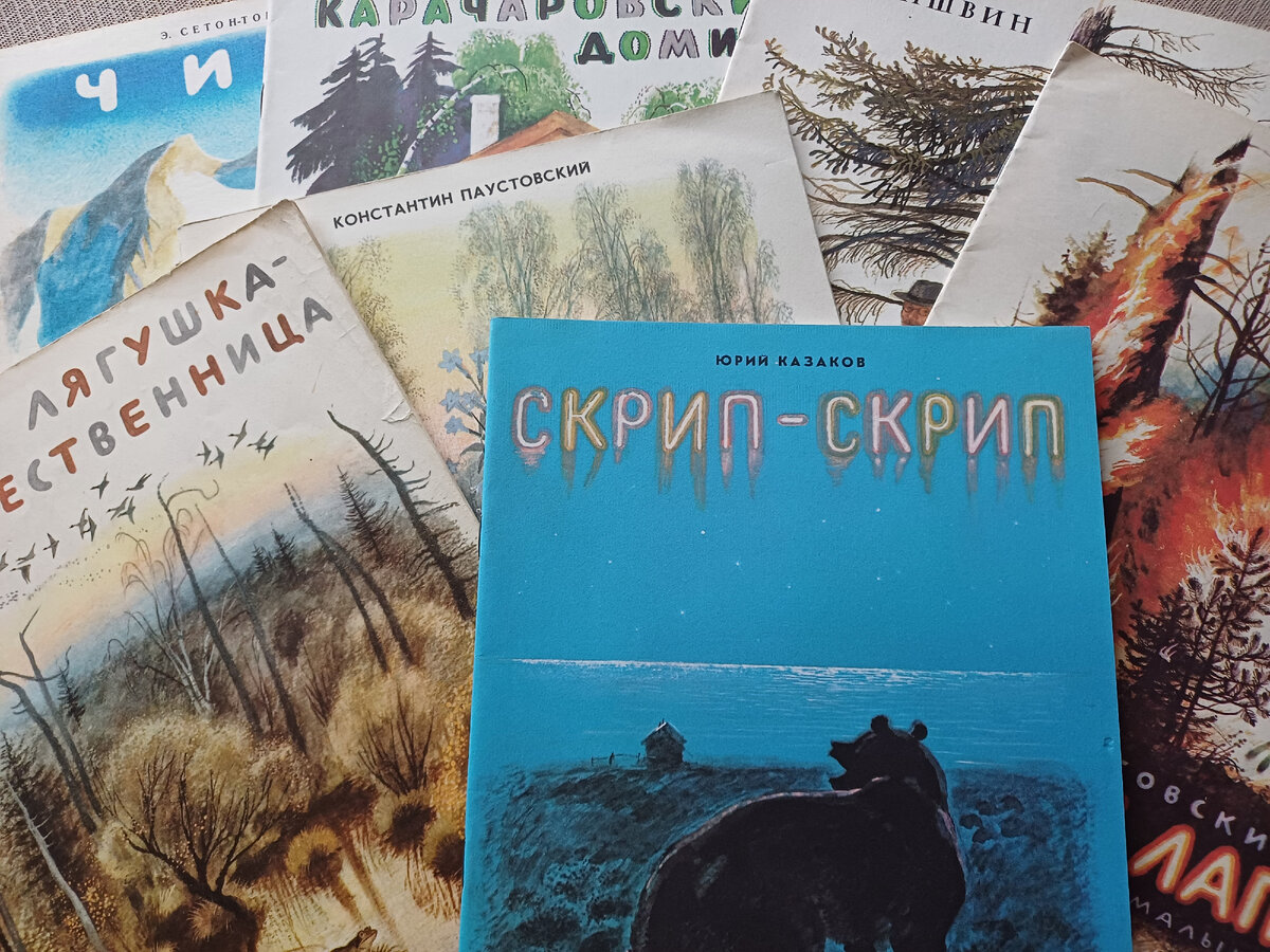 Книги разных писателей с иллюстрациями Николая Устинова. Фото автора.