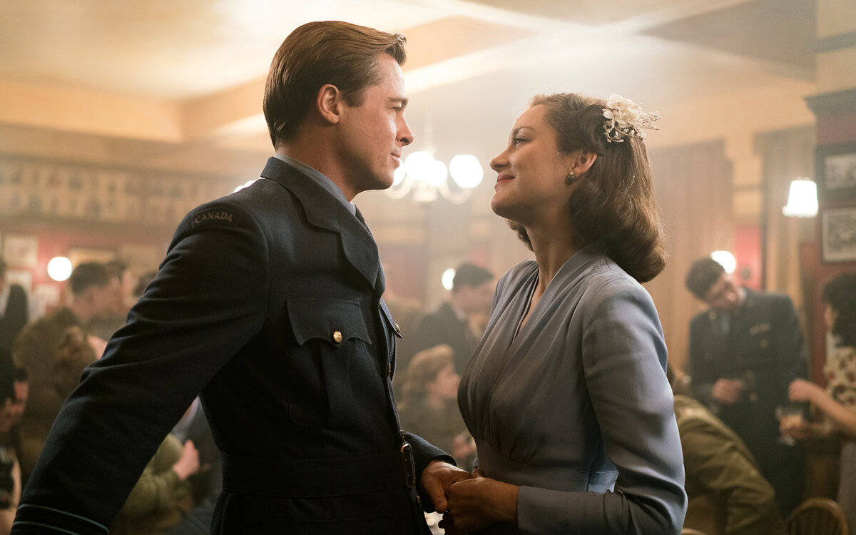 Кадр из фильма «Союзники», реж. Роберт Земекис, 2016 