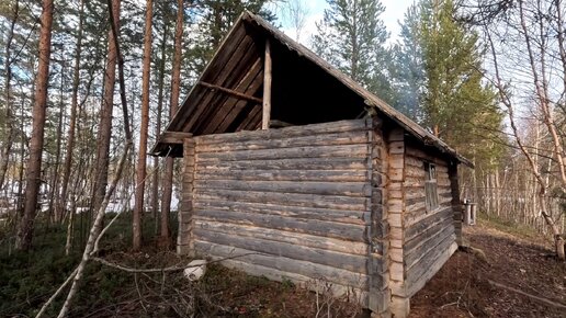 ОДИН В ТАЙГЕ. ВЫЖИВАЮ 24 ЧАСА. ПОДГОТОВКА К ОХОТЕ. РЮКЗАК Нейзус Тревел 100. ИЗБА НА БЕРЕГУ РЕКИ. ПРОСТАЯ ЖИЗНЬ