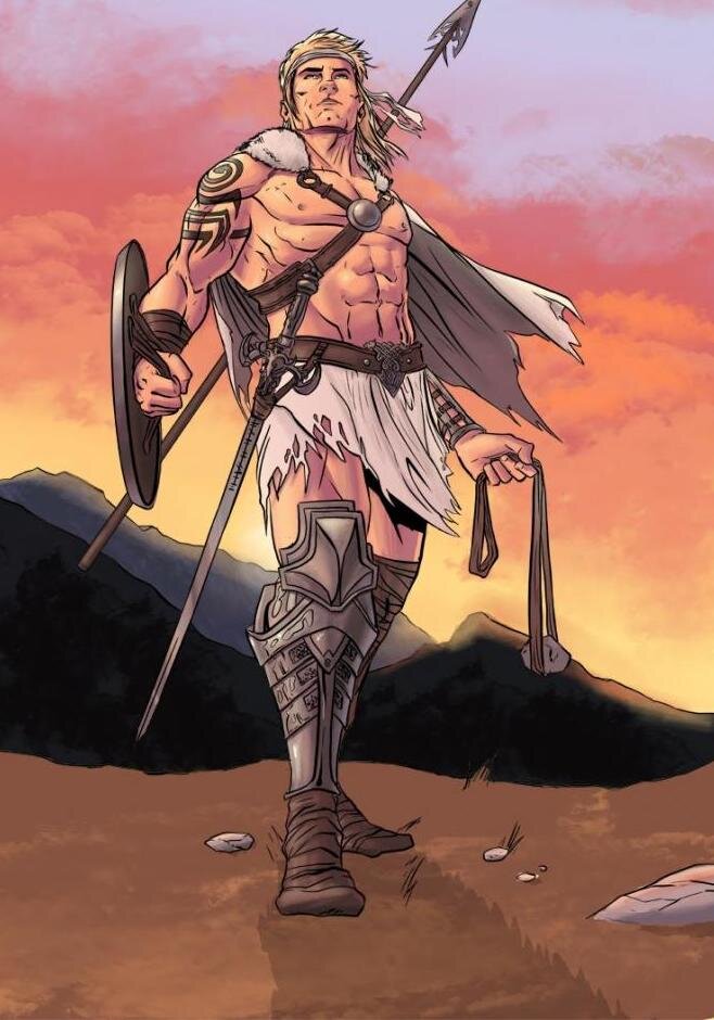 Кухулин. Изображение из открытых источников.