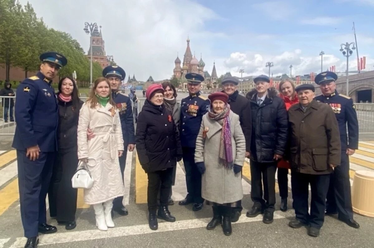    Представители Тверской области приняли участие в Параде Победы в Москве