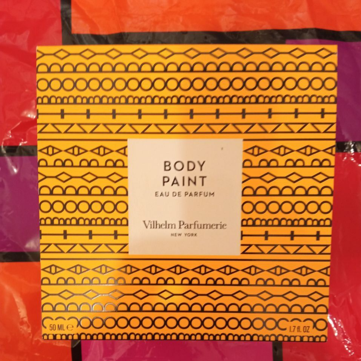 Вот так выглядит коробочка от парфюмерной воды Body Paint Vilhelm Parfumerie