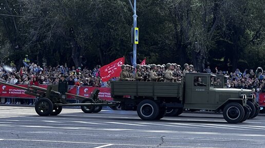 Как волгоградцы и гости города-героя встретили Парад Победы