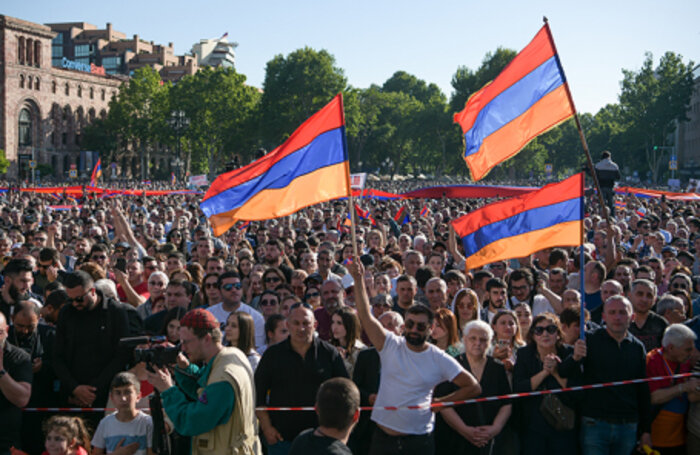    Акция протеста в Ереване. Александр Патрин/ТАСС