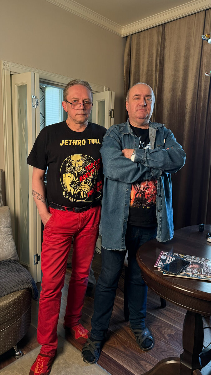 Автор и Всеволод Вячеславович. Фото Эллины Сергеевны.