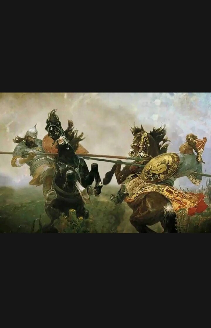 Поединок Пересвета с Чалубеем