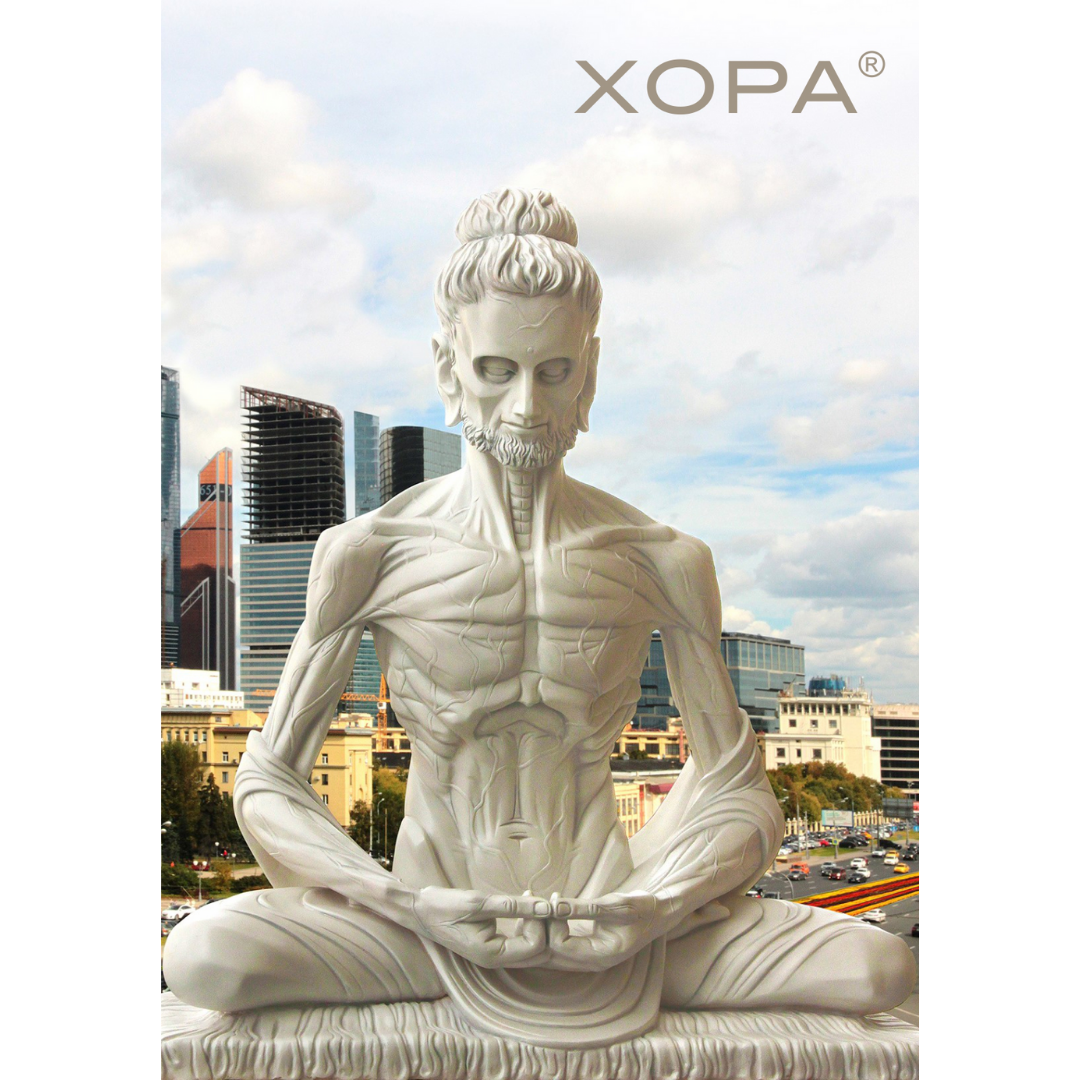 «Человек транс-гравитационный». Создатель образа Мастер ХОРА, скульптор Е. Сапунова © Атаян А. В., 2013