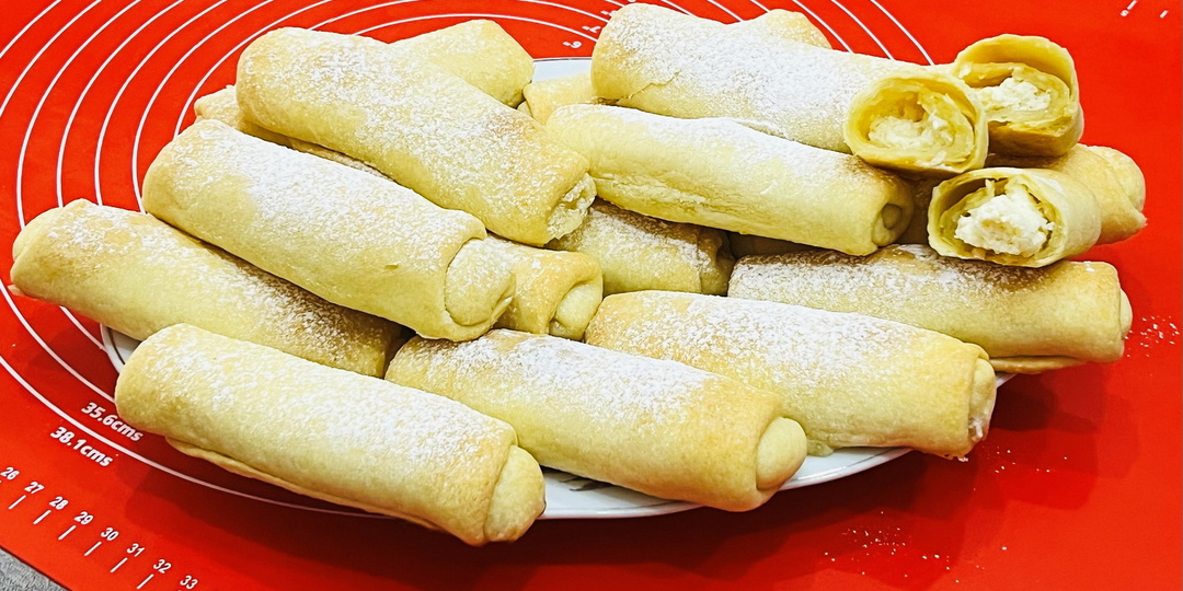Как же это вкусно Тесто 3 ингредиента Тающий во рту сметанные трубочки Такие в магазине не купить