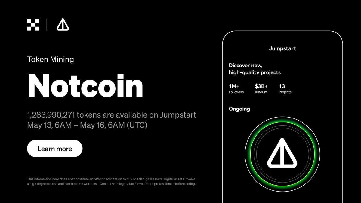 OKX анонсировал Jumpstart NOT на свой площадке. 