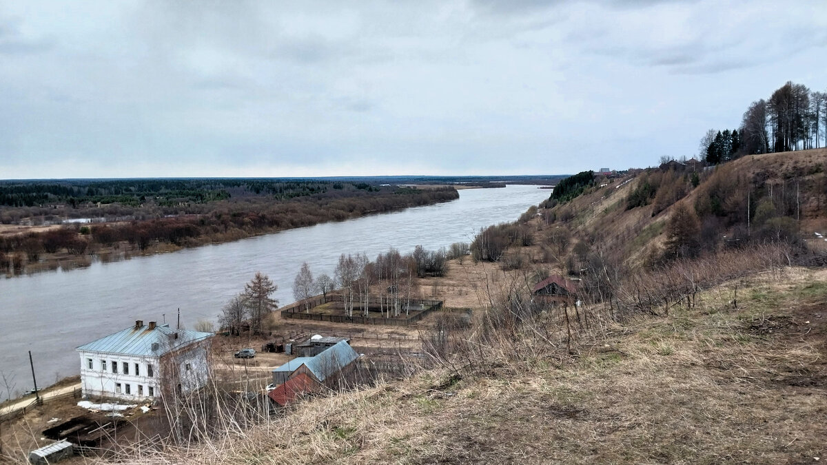 Вид с Троицкого холма. Чердынь