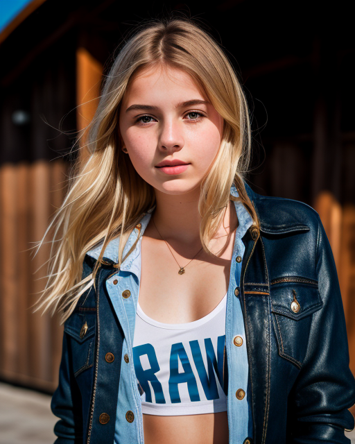 Красивая молодая девушка