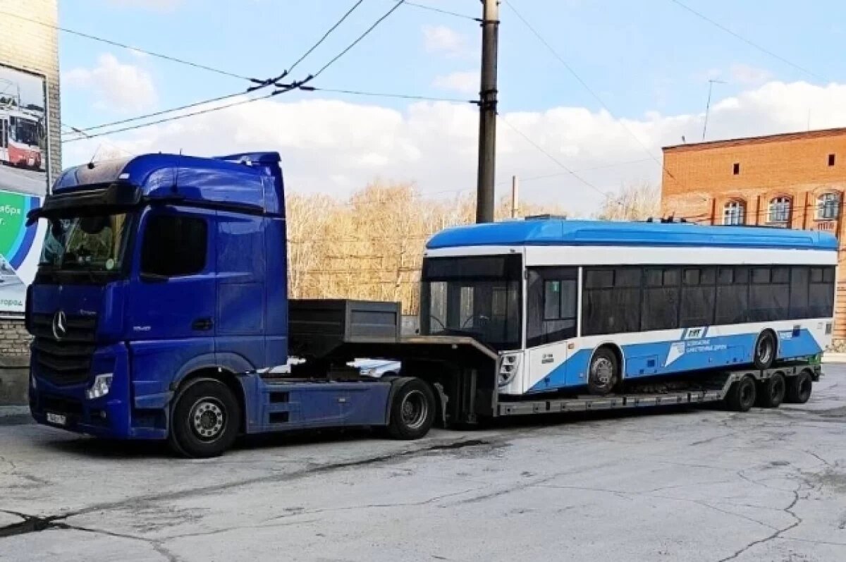    Первый автономный троллейбус из новой партии поставили в Новосибирск
