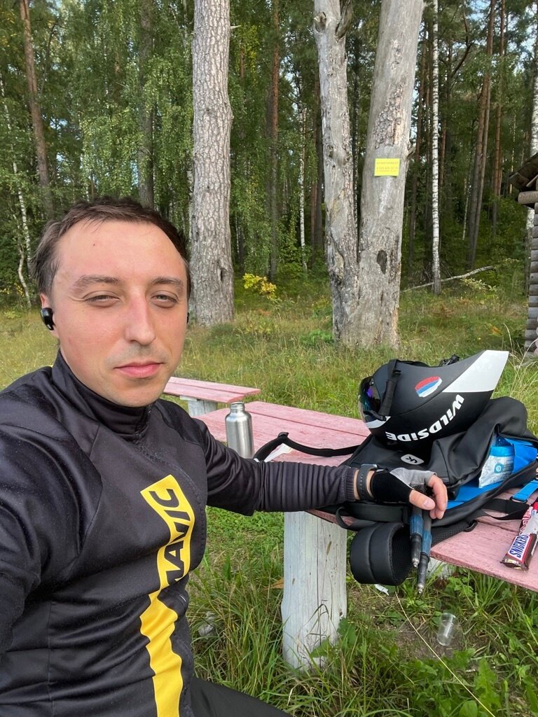 На привале