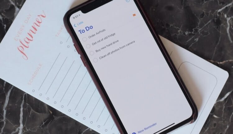    Планировщик дел в iPhone позволит не забыть сделать все, что вы запланировали. Изображение: ios.gadgethacks.com