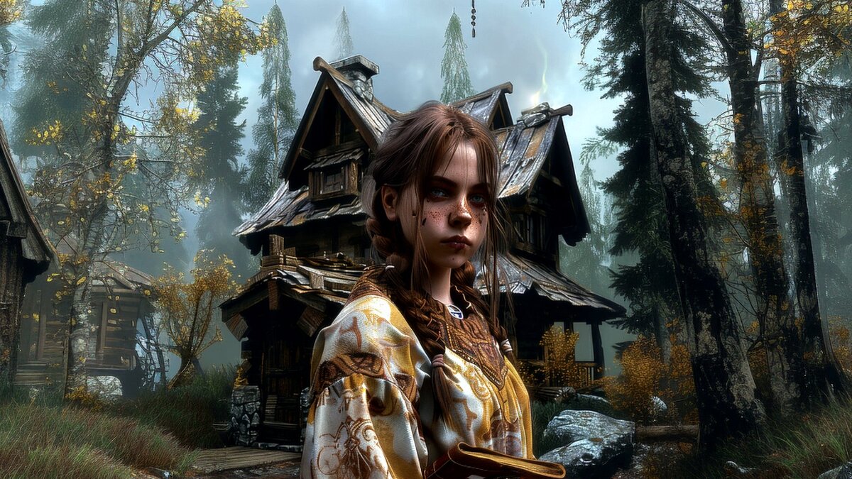 Старый добрый Skyrim без модов - само-то 