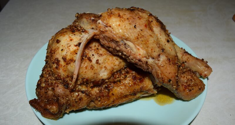 Курица, запеченная в пергаменте